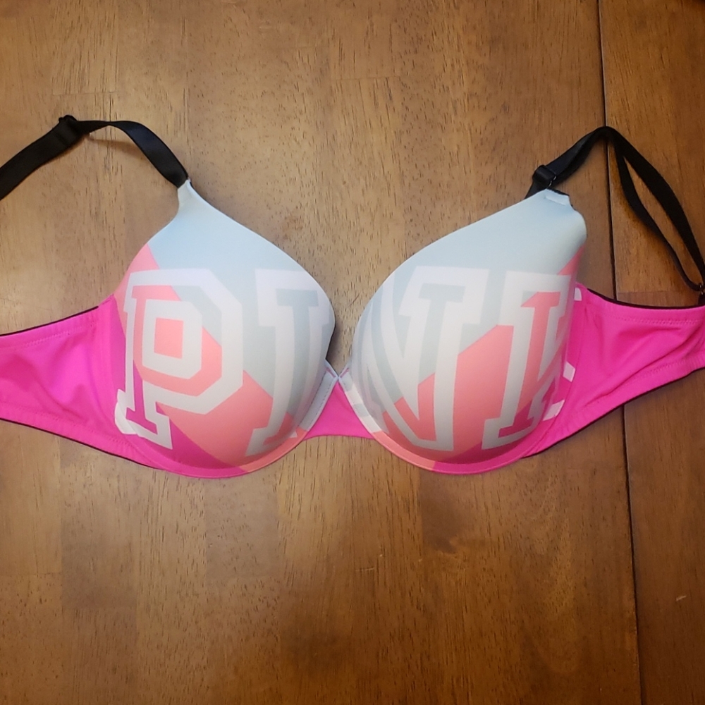 VS Pink 34DD Push up Bra